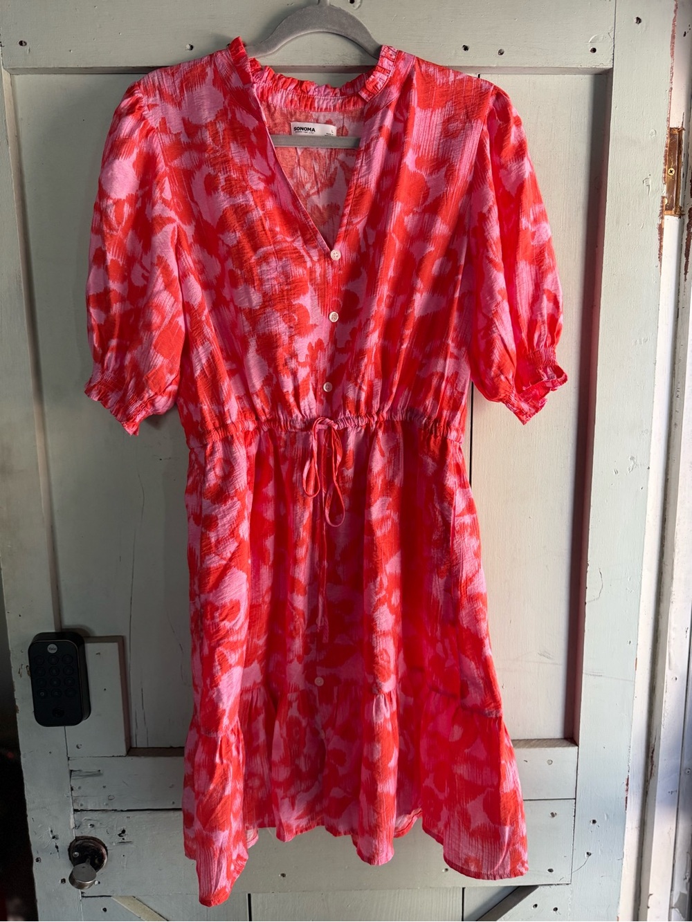 Sonoma Floral Tie-Waist Women’s Dress